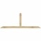 Ekena Millwork Portland Rough Sawn Timber Gable Bracket, Douglas Fir, 84"W x 31"H x 2"D x 4"F, 9/12 Pitch GBW084X31X0204POR00RDF - alternate 1